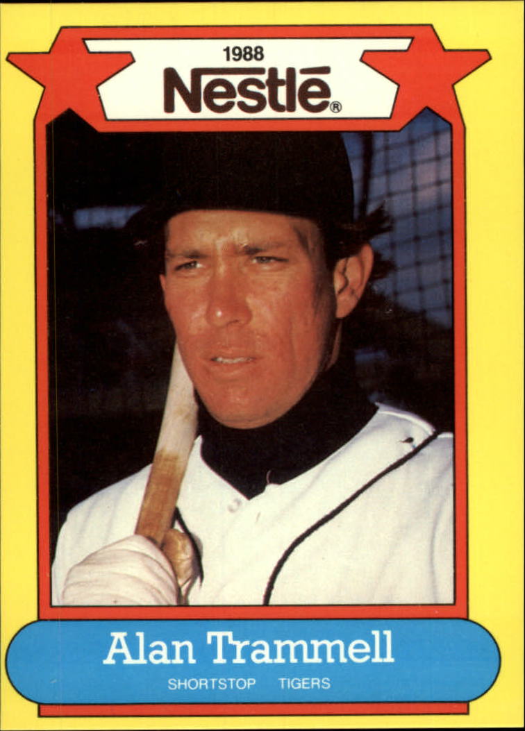 1988 Nestle Baseball Cards     035      Alan Trammell